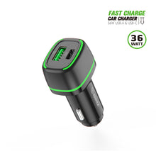 Load image into Gallery viewer, 36W FAST CAR CHARGER 18W PD+18W QC
