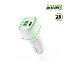Load image into Gallery viewer, 36W FAST CAR CHARGER 18W PD+18W QC
