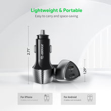 Load image into Gallery viewer, 40W Dual Type-C Port FAST CAR CHARGER
