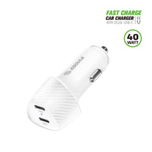 Load image into Gallery viewer, 40W Dual Type-C Port FAST CAR CHARGER
