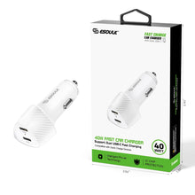 Load image into Gallery viewer, 40W Dual Type-C Port FAST CAR CHARGER
