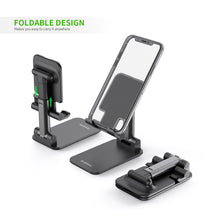 Load image into Gallery viewer, Foldable Adjustable Universal Desktop Phone Holder
