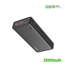 Load image into Gallery viewer, 20000mAh PD+QC 22.5W Power Bank (2 USA-A/1 USB- C Output)
